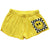 Flowers By Zoe Yellow Happy Face Check Short
