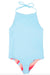 Reversible to a Solid Baby Blue