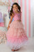 Ooh! La, La! Couture Gigi Ruffle Top Skirt Set-Pink Ombre