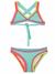 PQ Kids Seashore Rainbow Embroidered Bikini