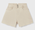 Mayoral Tween Basic Belted  Twill Shorts - Tan