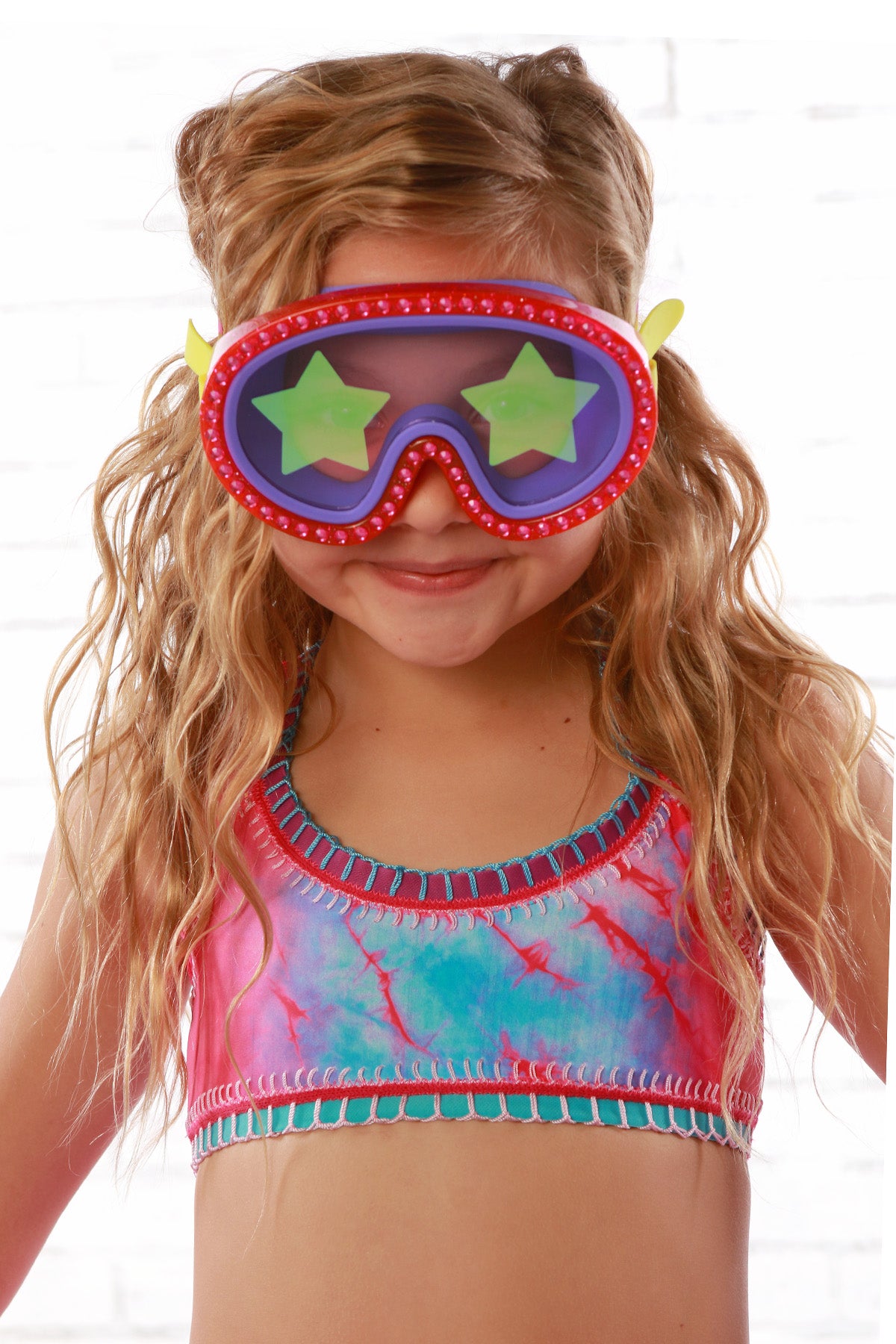 Girls swim mask with stars by bling20