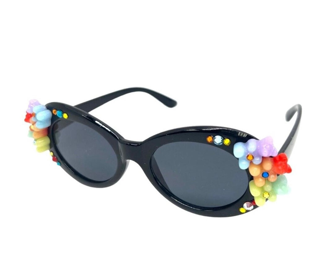 Bari Lynn Gummy Bear Sunglasses- Black